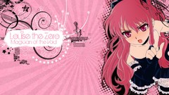 Anime red eyes long hair zero no tsukaima open mouth hair 