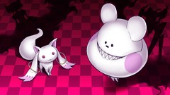 Anime red eyes mahou shoujo madoka magica Kyubey