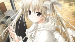 Anime Ribbons anime girls yosuga no sora kasugano sora game cg 