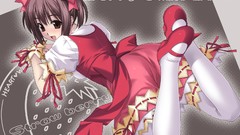Anime Ribbons red dress anime girls