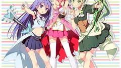 Anime Ribbons skirts anime girls Kantoku (artist) Magical Suite 