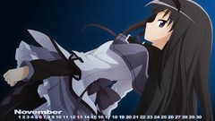 Anime ride brunettes pantyhose mahou shoujo madoka magica