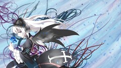 Anime rozen maiden suigintou anime girls artwork blue