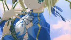 Anime saber anime girls fate stay night artwork