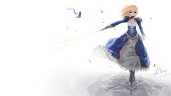 Anime saber anime girls fate stay night artwork fate series 