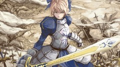 Anime saber anime girls fate stay night fate series