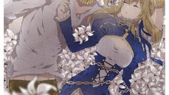 Anime saber anime girls fate stay night gilgamesh fate series