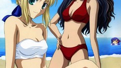 Anime saber anime girls fate stay night tohsaka rin fate series