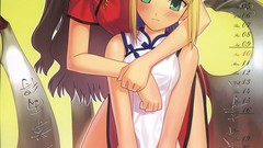 Anime saber anime girls fate stay night tohsaka rin takeuchi 