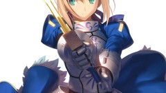 Anime saber anime girls fate zero fate series