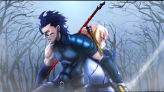 Anime saber anime girls fate zero fate series Lancer (Fate/Zero)