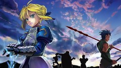 Anime saber anime girls fate zero gilgamesh fate series Waver 