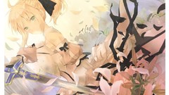 Anime saber anime girls saber lily fate series Fate Unlimited 