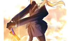 Anime saber anime girls type-moon artwork