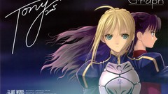 Anime saber fate stay night tony taka tohsaka rin type-moon 
