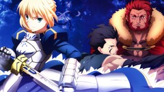 Anime saber fate zero fate series Lancer (Fate/Zero) Rider 