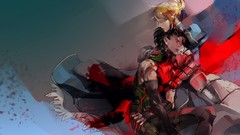 Anime saber Lancer anime girls fate zero fate series Lancer 