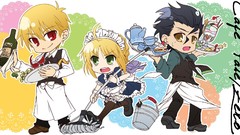 Anime saber Lancer anime girls fate zero gilgamesh fate series 