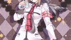 Anime saber long hair short hair fate stay night ecchi fate 