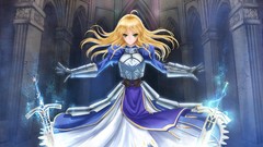 Anime saber Swords anime girls fate stay night