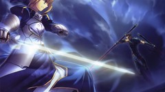 Anime saber Swords anime girls fate stay night fate series 