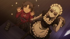 Anime saber tohsaka rin Carnival Phantasm maid costumes