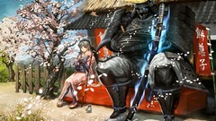Anime samurai artwork