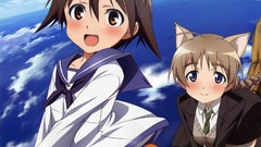 Anime school uniforms animal ears strike witches miyafuji 