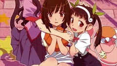 Anime school uniforms bakemonogatari hanekawa tsubasa hachikuji 