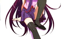 Anime school uniforms bakemonogatari senjougahara hitagi 