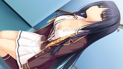 Anime school uniforms cleavage badquality Saimin Yuugi