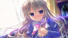Anime school uniforms game cg Kimi e Okuru Sora no Hana