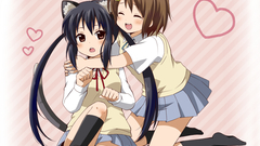 Anime school uniforms k - on nakano azusa nekomimi hirasawa yui