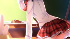 Anime school uniforms panties takanashi rikka chuunibyou demo 