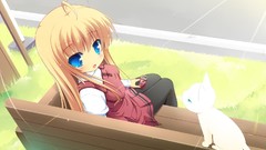 Anime school uniforms pantyhose neko