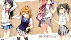 Anime school uniforms short hair wink seifuku original 