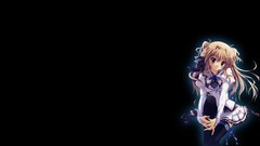 Anime schoolgirls anime girls blue eyes mashiroiro symphony 