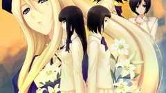 Anime schoolgirls school uniforms Kara no Shoujo