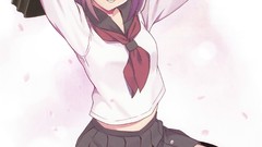 Anime schoolgirls skirts anime girls