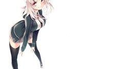 Anime schoolgirls thigh highs bent over