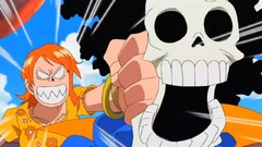 Anime screenshots One Piece (anime) Brook (One Piece) Nami (One 