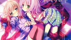 Anime seifuku yuri thigh highs