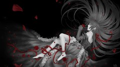 Anime selective coloring Alice