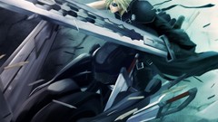 Anime shades Swords blondes final fantasy vii cloud strife 