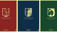 Anime shingeki no kyojin blue Green