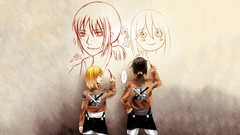 Anime shingeki no kyojin christa renz Ymir (Shingeki no Kyojin)