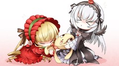 Anime Shinku Chibi anime girls rozen maiden suigintou