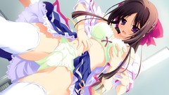 Anime short hair ecchi boobs