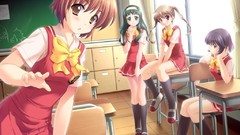 Anime short hair game cg