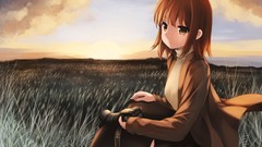 Anime short hair hikaru thigh highs